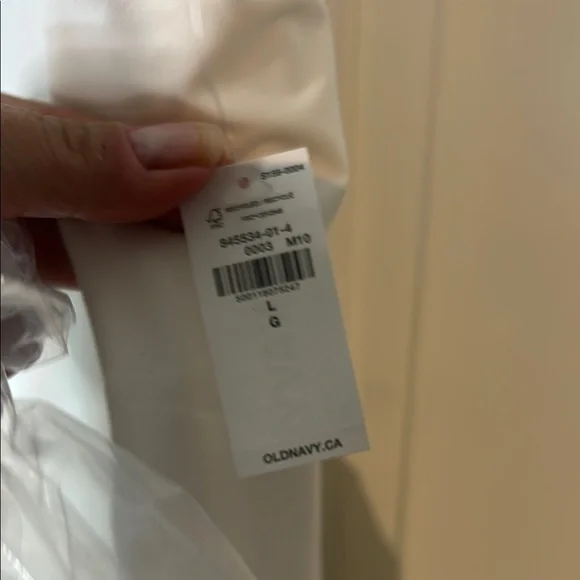 White Athletic Dress NWT size large cotton - Picture 4 of 13